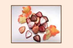 Dark Chocolate Foil Wrapped Fall Leaves